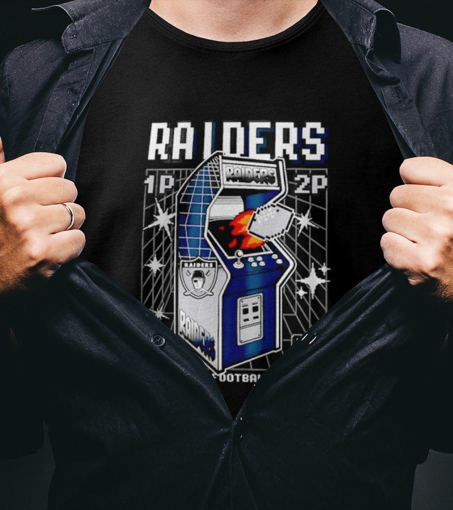 Las Vegas Raiders Arcade Machine NFL T-Shirt