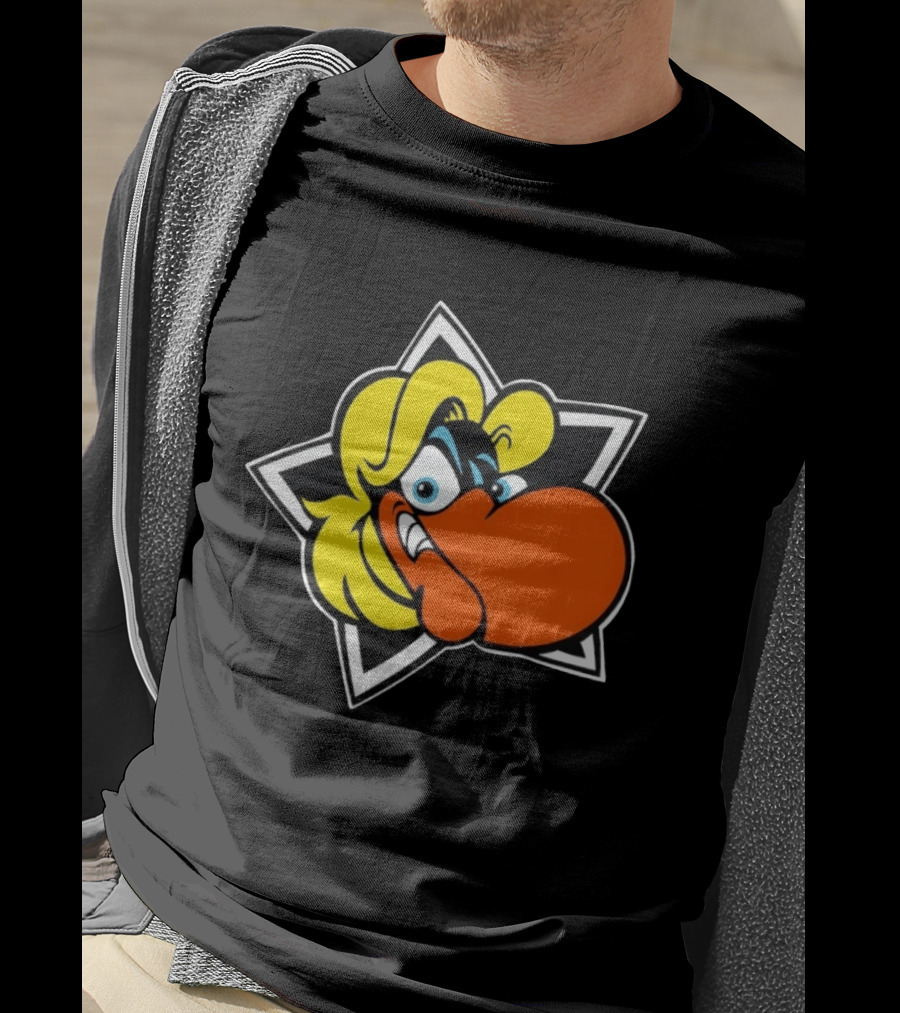 Looney Tunes Foghorn Leghorn Star Cartoon Character Face T-Shirt