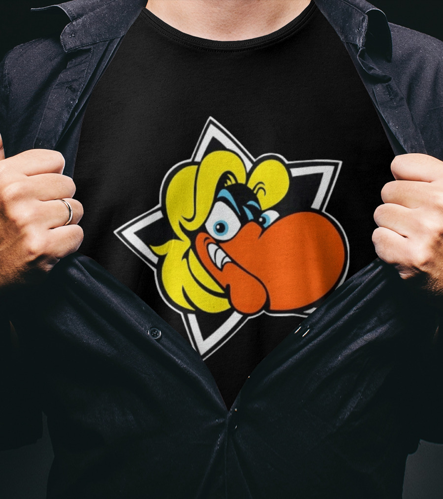 Looney Tunes Foghorn Leghorn Star Cartoon Character Face T-Shirt