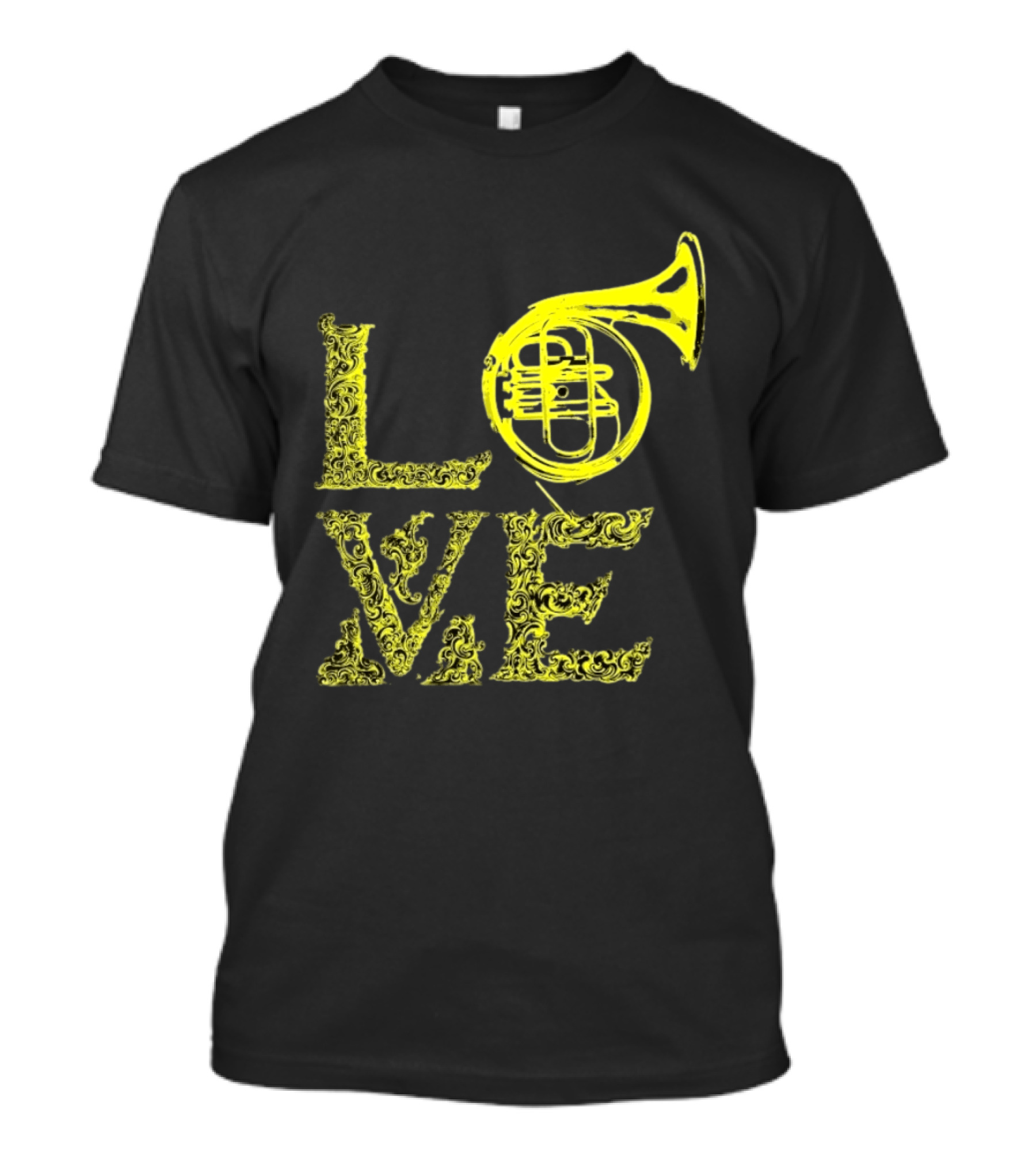 Love French Horn Music Orchestra Musician T-Shirt