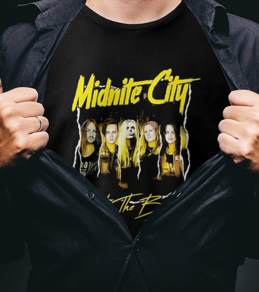 Midnite City Bite The Bullet Band Hard Rock Music T-Shirt