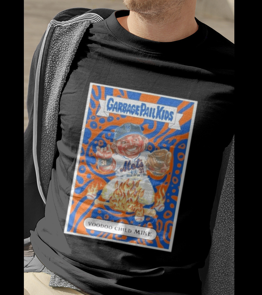 Garbage Pail Kids Mets Voodoo Child Mike Piazza Cards T-Shirt
