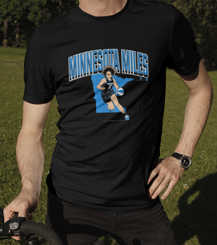 Minnesota Miles Basketball Player In Action T-Shirt