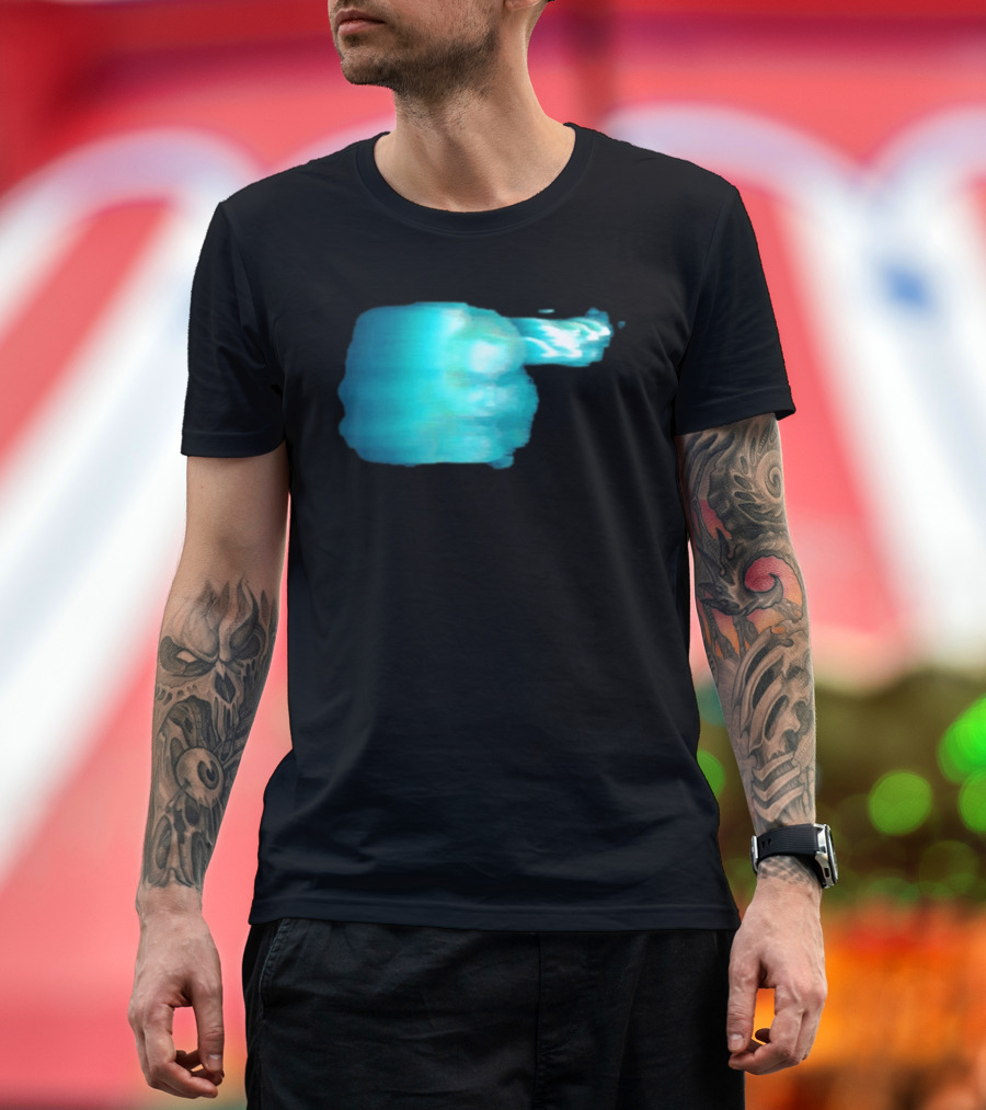 Phoebe Bridgers The Lost Tour 2026 Cyan Electric Aura T-Shirt