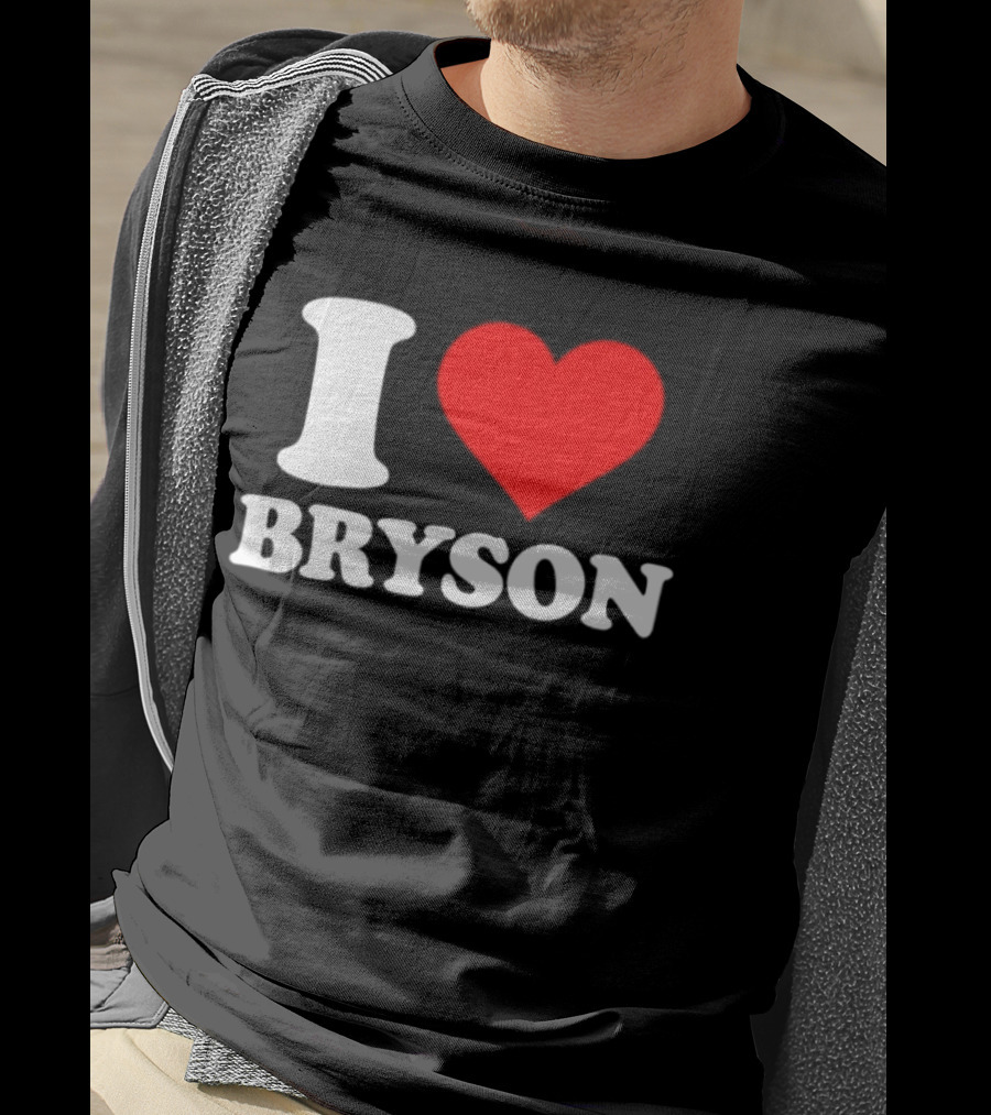 PGA Tour I Love Bryson Golf Professional Golfer T-Shirt