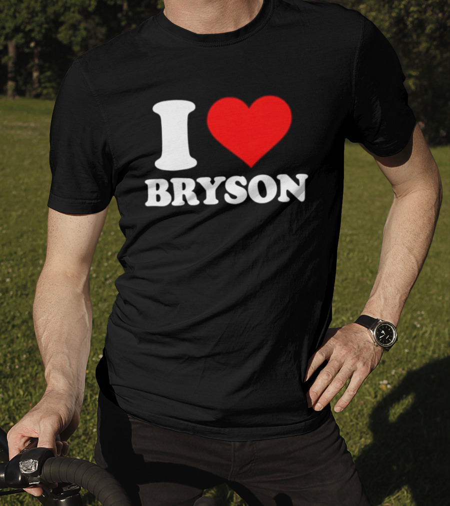 PGA Tour I Love Bryson Golf Professional Golfer T-Shirt