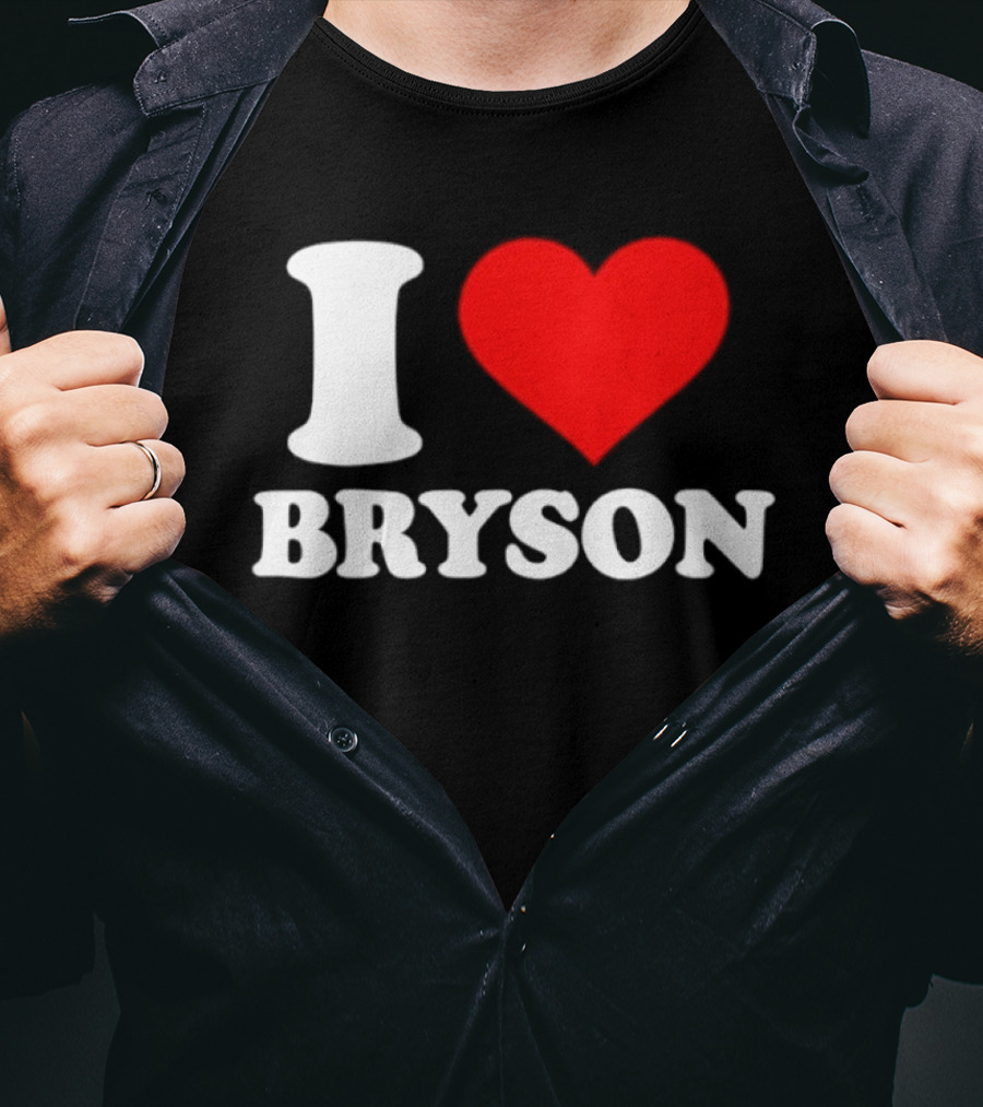 PGA Tour I Love Bryson Golf Professional Golfer T-Shirt