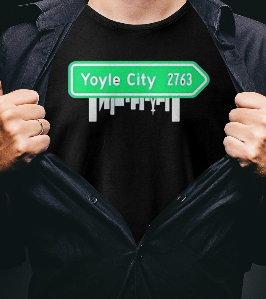 Yoyle City 2763 Road Sign Battle For Dream Island Series T-Shirt
