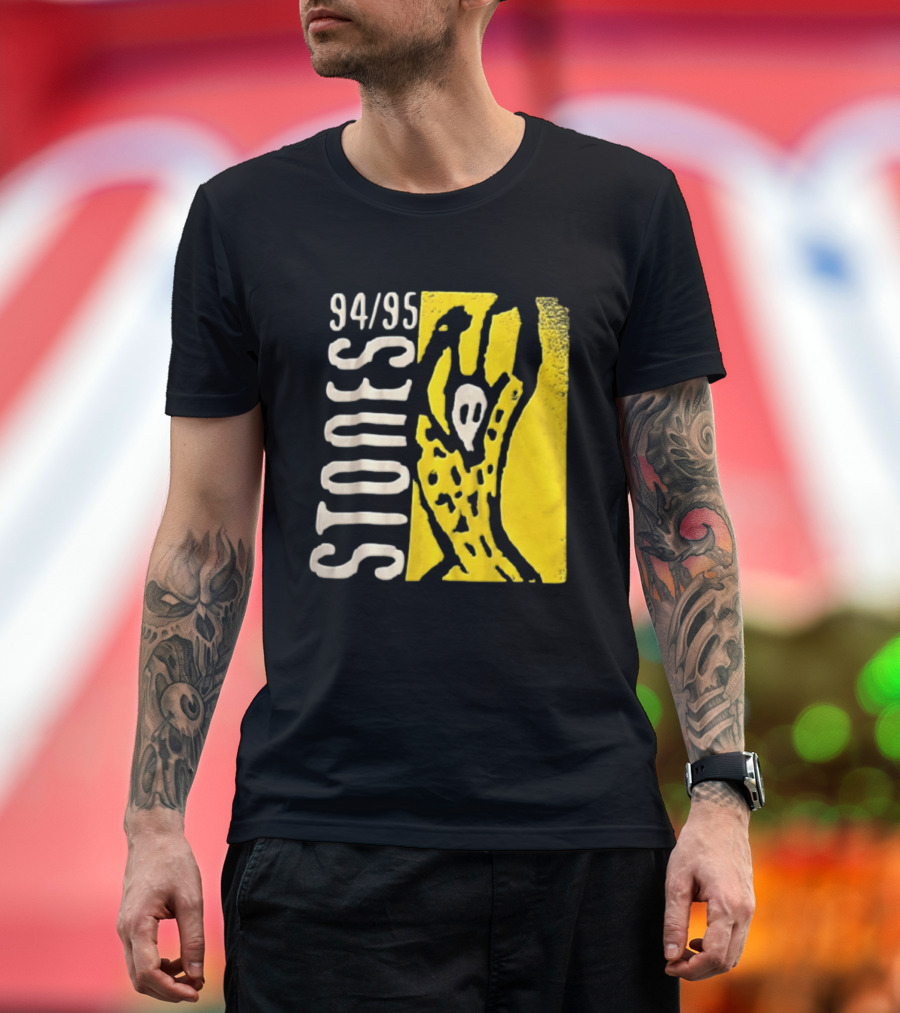 Stones 94 95 Yellow Voodoo Creature Sketch T-Shirt