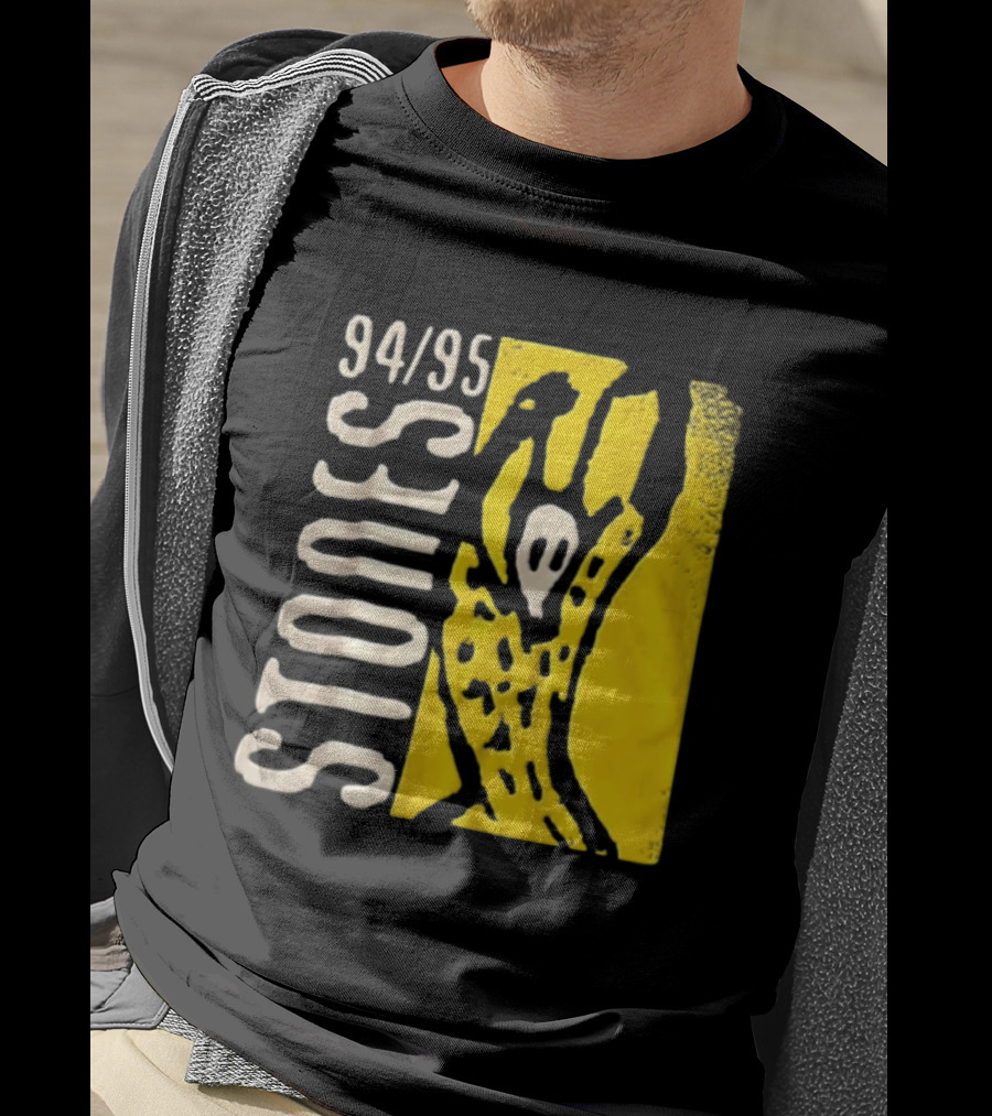 Stones 94 95 Yellow Voodoo Creature Sketch T-Shirt