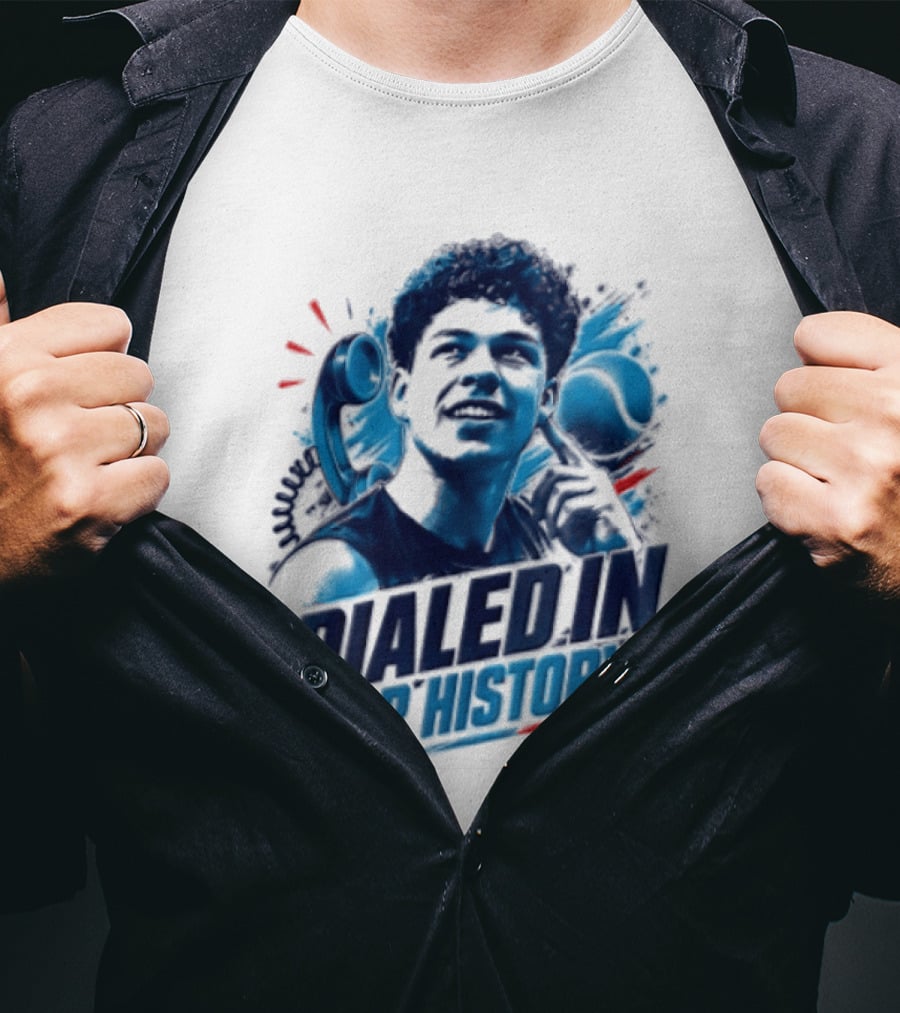 Ben Shelton Dialed In For History Tennis US Open T-Shirt