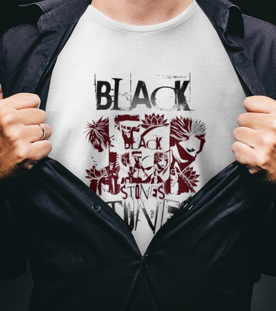 Black Stones Nana Anime Band Blast Manga Series T-Shirt