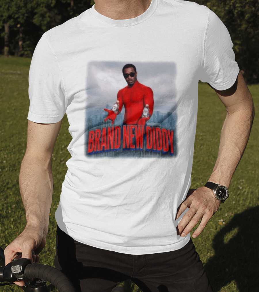 Brand New Diddy Red Outfit With Baby Oil Sean Combs City T-Shirt