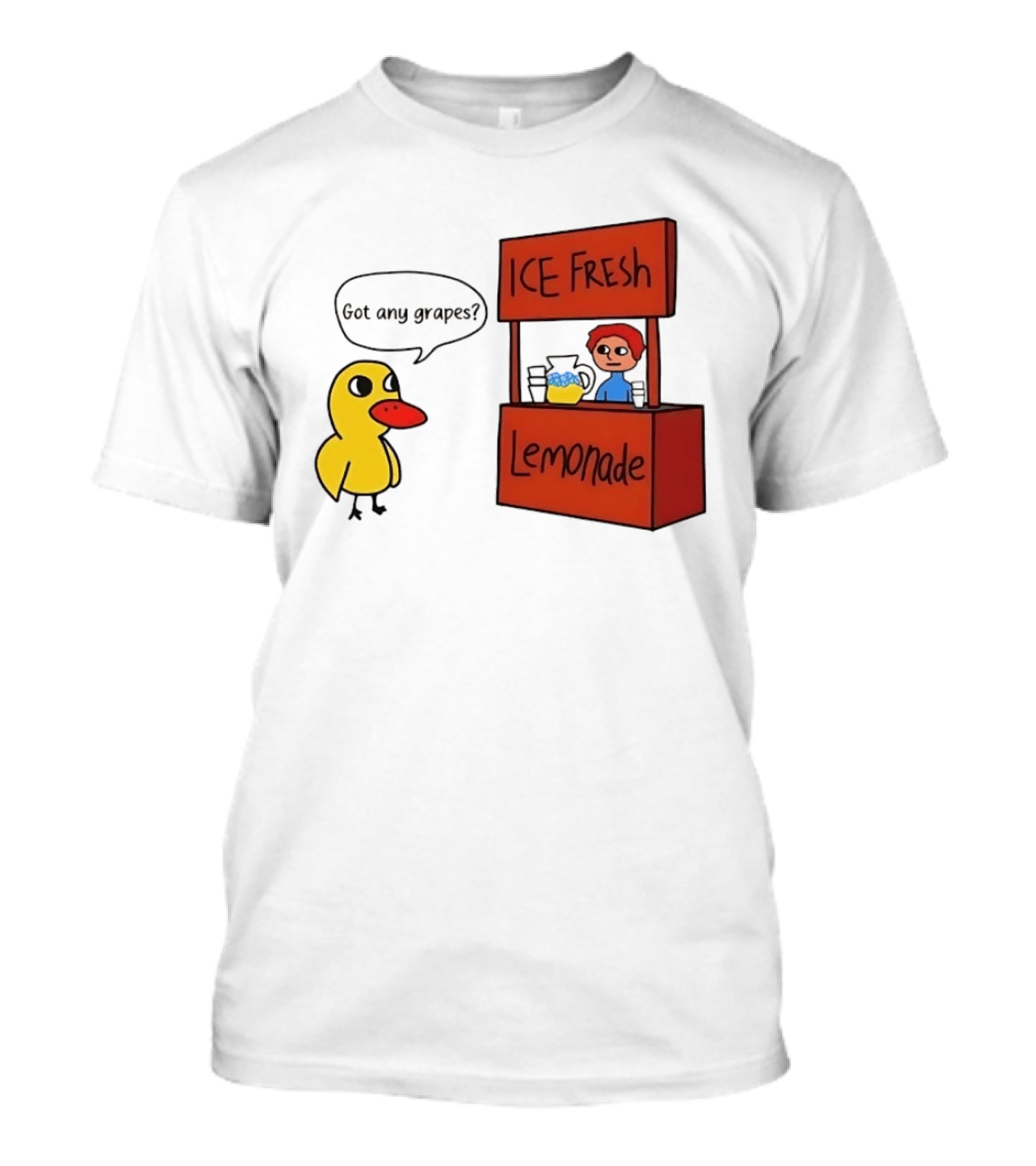 Got Any Grapes Duck Ice Fresh Lemonade Stand T-Shirt