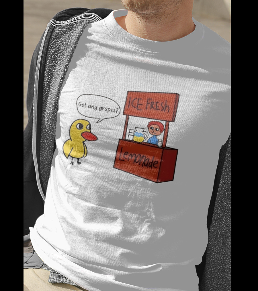 Got Any Grapes Duck Ice Fresh Lemonade Stand T-Shirt
