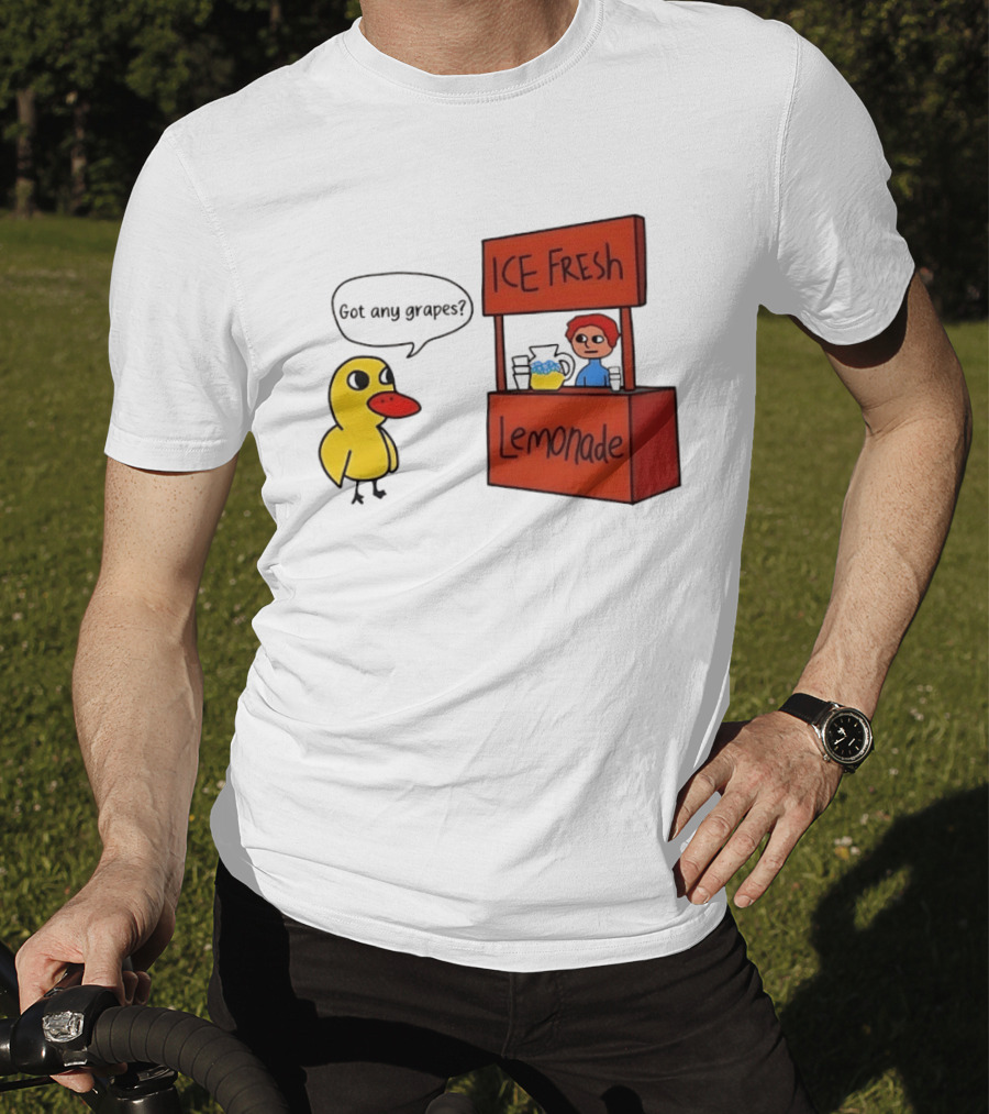 Got Any Grapes Duck Ice Fresh Lemonade Stand T-Shirt
