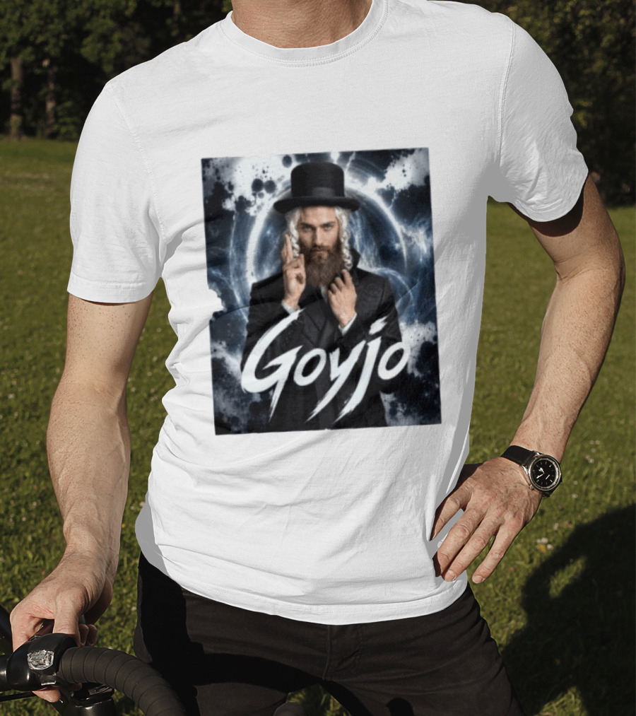 Goyjo Hasidic Top Hat Peys Mysterious Aura T-Shirt
