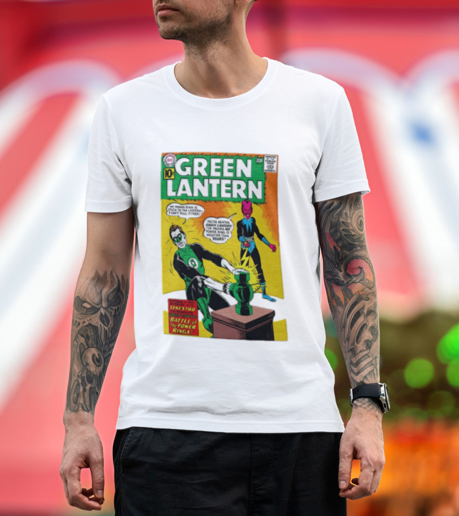 Green Lantern Sinestro Battle Of The Power Rings Comic Cover DC Comics T-Shirt