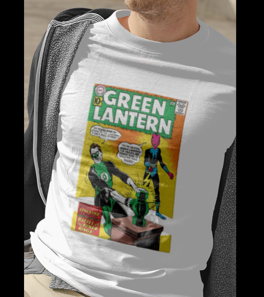 Green Lantern Sinestro Battle Of The Power Rings Comic Cover DC Comics T-Shirt