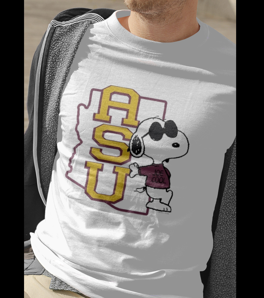 ASU Joe Cool Snoopy Arizona State University T-Shirt