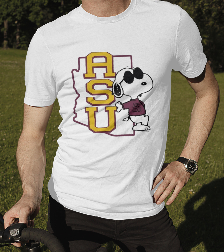 ASU Joe Cool Snoopy Arizona State University T-Shirt