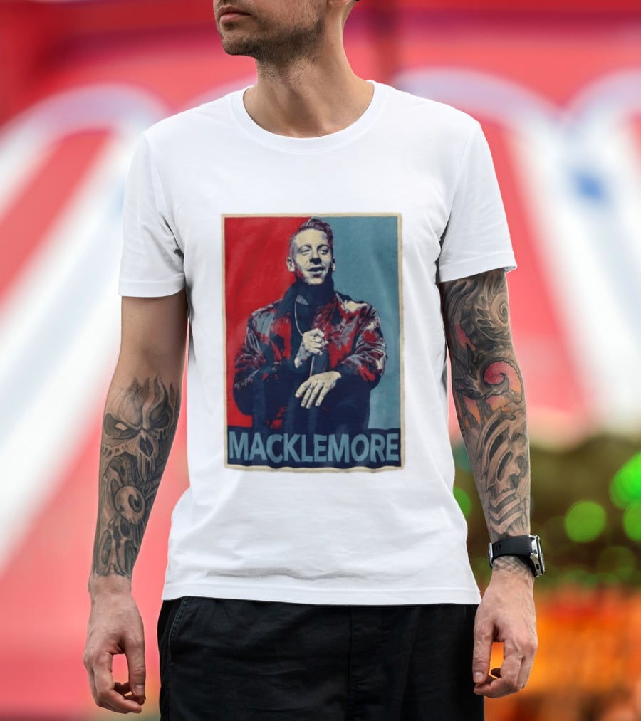 Macklemore Music Icon Red Blue T-Shirt