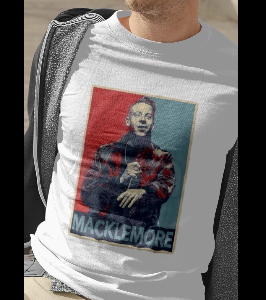 Macklemore Music Icon Red Blue T-Shirt
