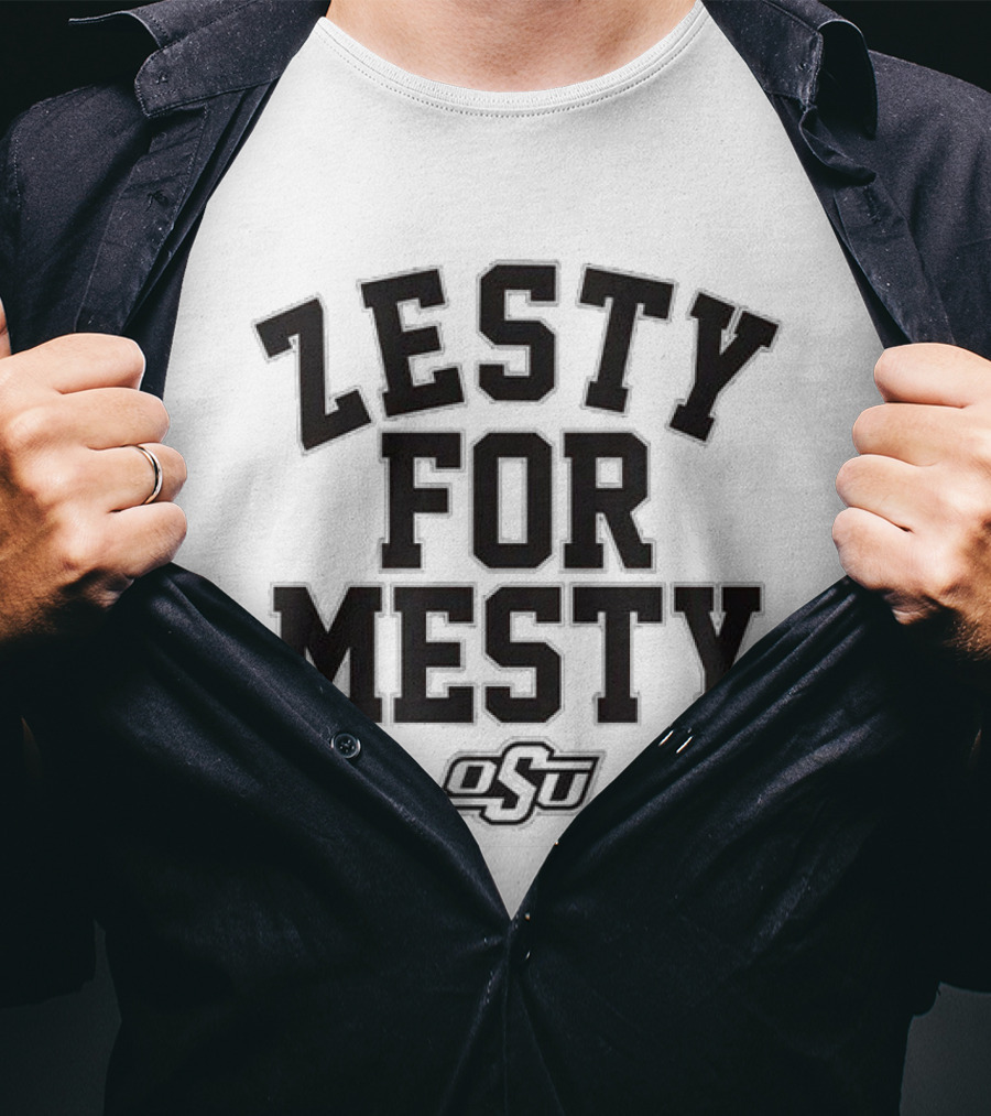 Zesty For Mesty Oklahoma State OSU Football T-Shirt
