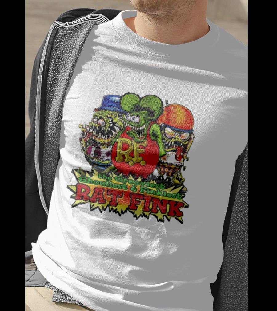 Grooviest Ghouliest Finkiest Rat Fink R.F. T-Shirt