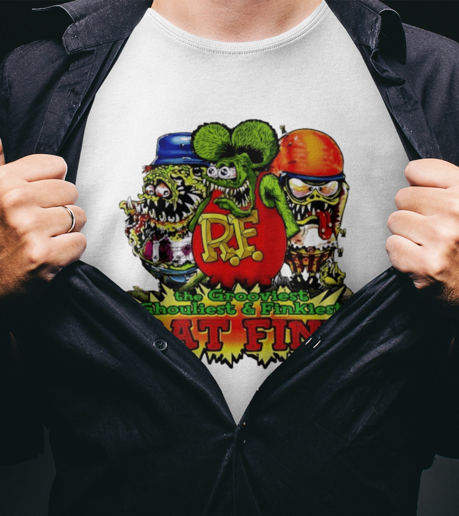 Grooviest Ghouliest Finkiest Rat Fink R.F. T-Shirt