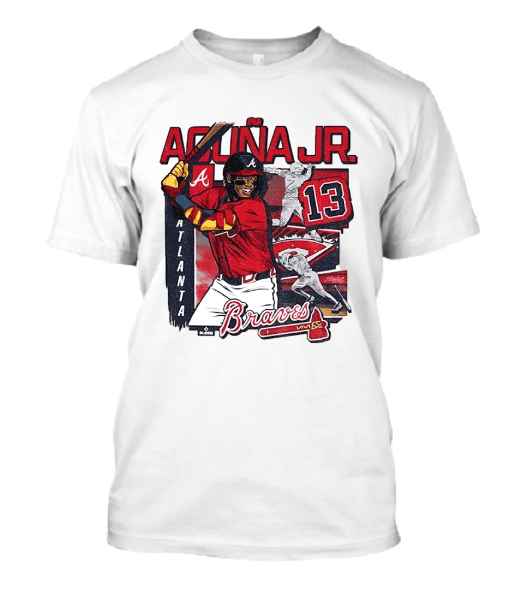 Acuña Jr. Atlanta Braves 13 Baseball Player MLB T-Shirt