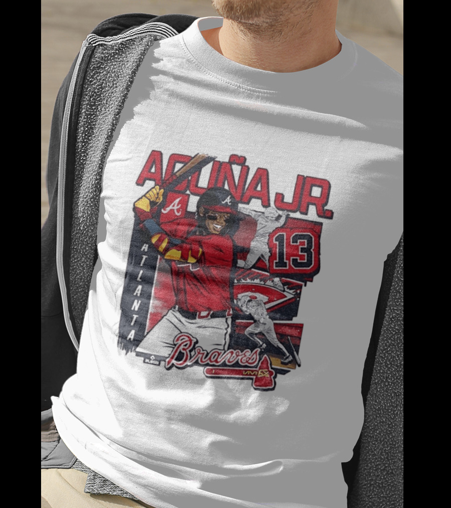 Acuña Jr. Atlanta Braves 13 Baseball Player MLB T-Shirt