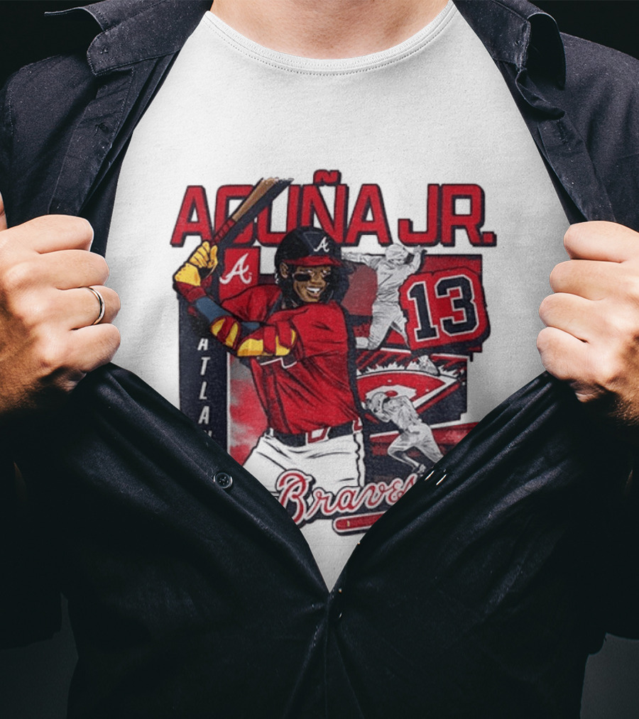 Acuña Jr. Atlanta Braves 13 Baseball Player MLB T-Shirt