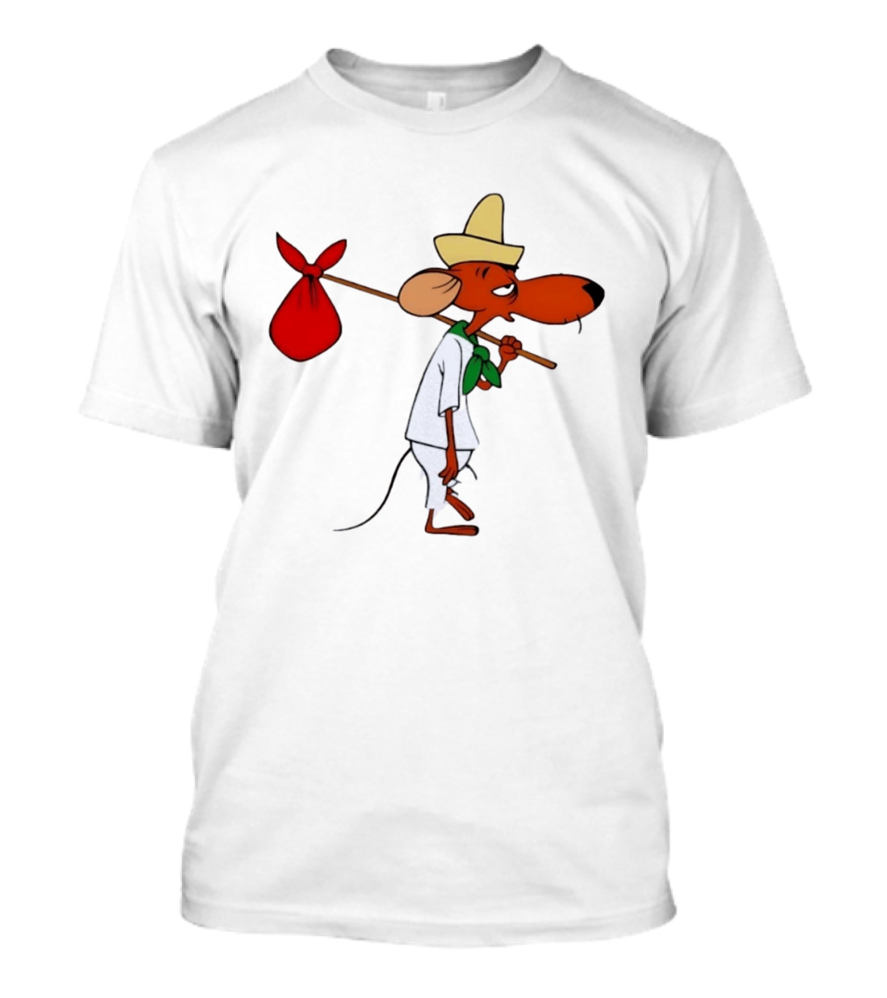 Speedy Gonzales Iconic Cartoon Character With Bindlestick T-Shirt