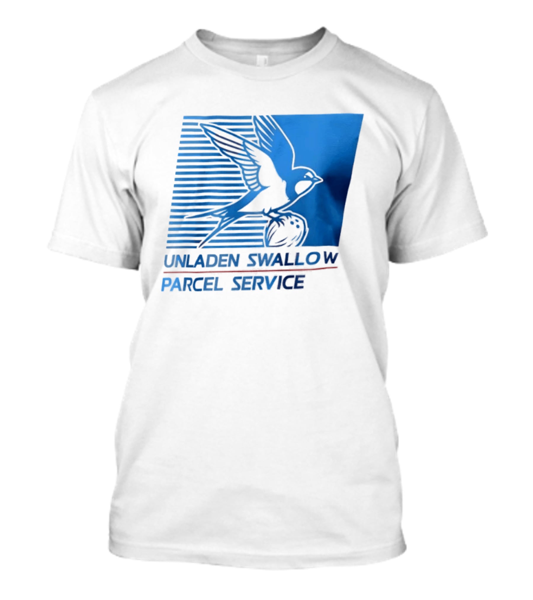 Unladen Swallow Parcel Service Monty Python T-Shirt