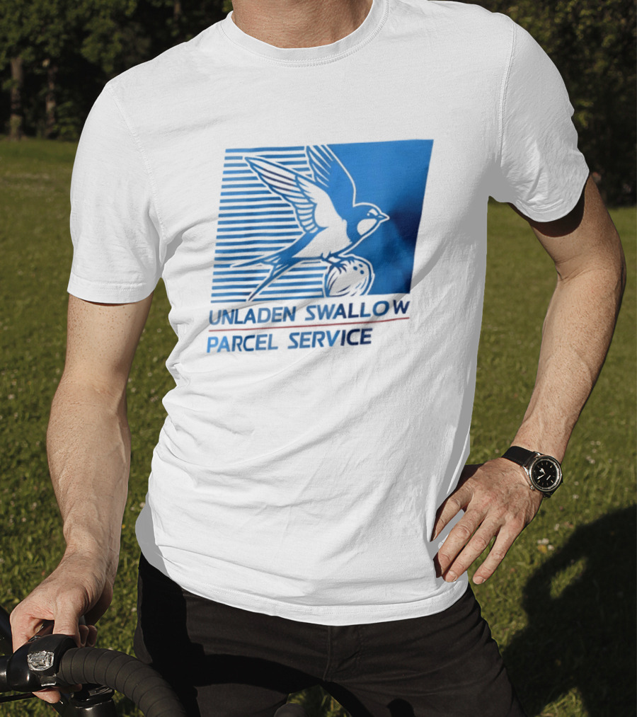 Unladen Swallow Parcel Service Monty Python T-Shirt