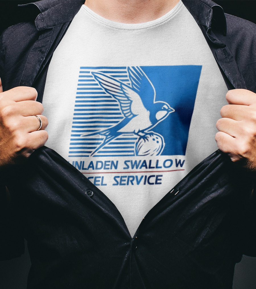 Unladen Swallow Parcel Service Monty Python T-Shirt