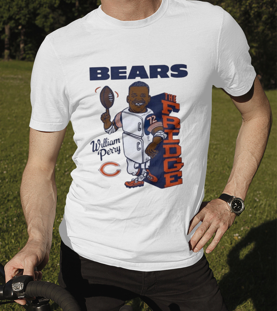 Chicago Bears William Perry The Fridge 72 Football T-Shirt