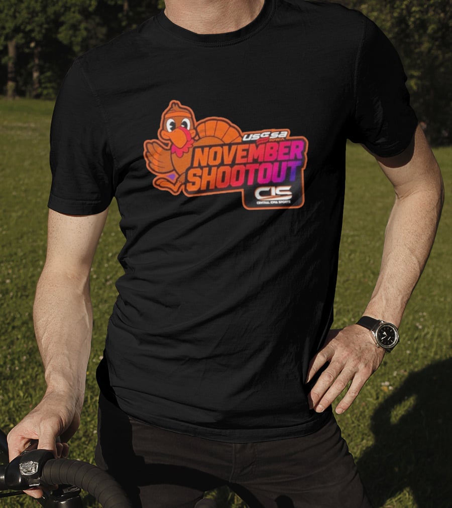 USSSA Iowa November Shootout CIS Central Iowa Sports Turkey 2026 T-Shirt