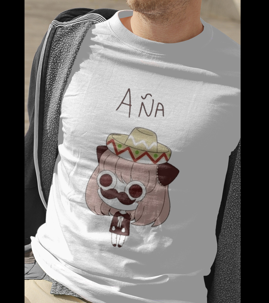 Aña Anya Forger Meme Sombrero Mustache T-Shirt