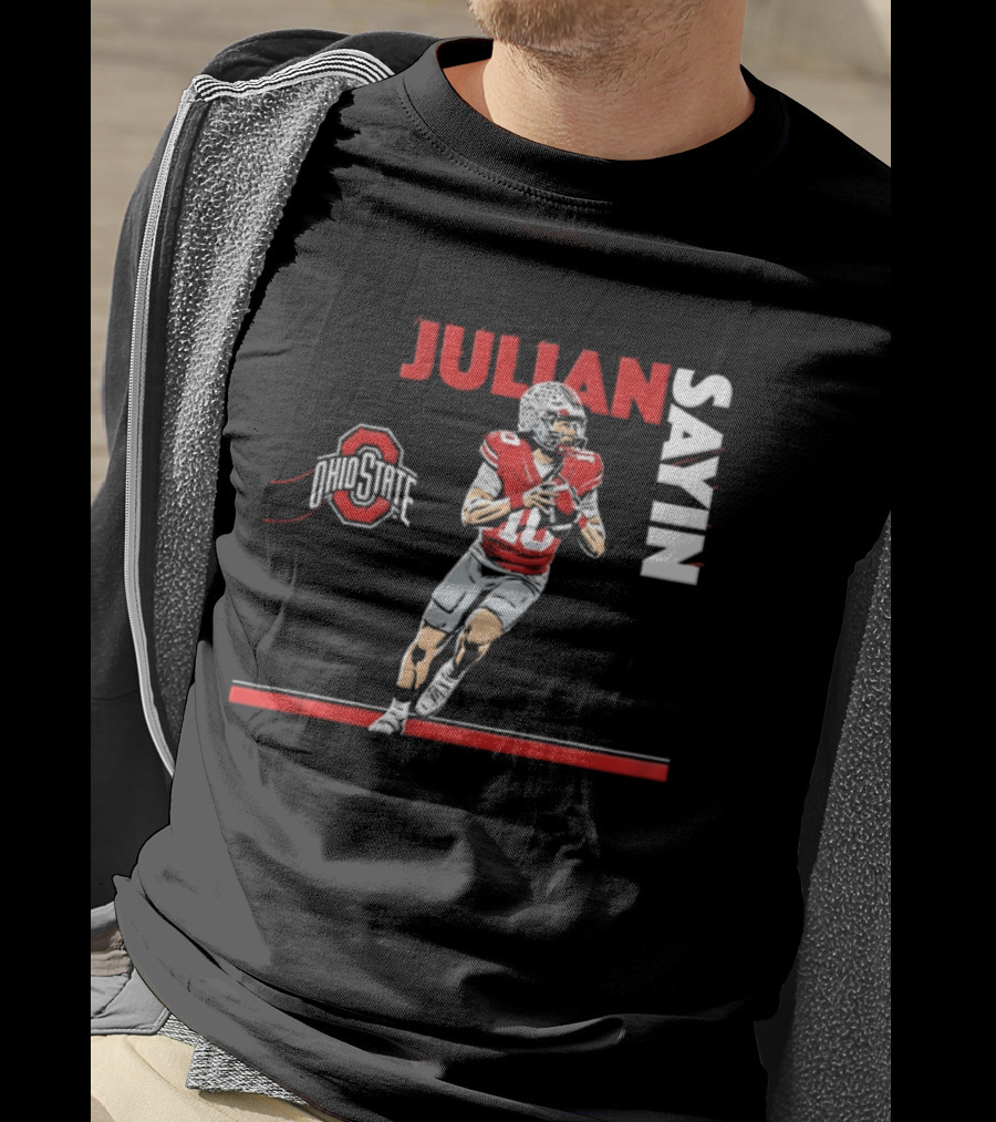 Ohio State Buckeyes Football 2026 Julian Sayin Neon Nights T-Shirt