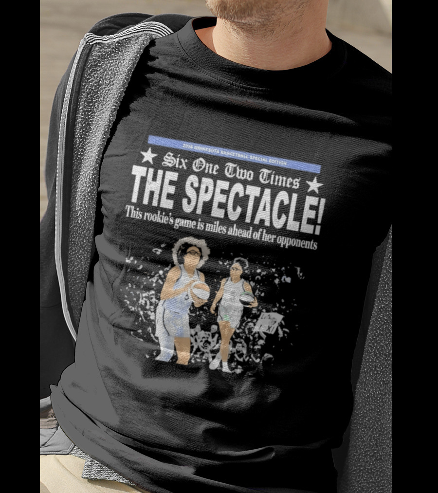 2026 Minnesota Basketball Special Edition Six One Two Times The Spectacle Rookie Game T-Shirt