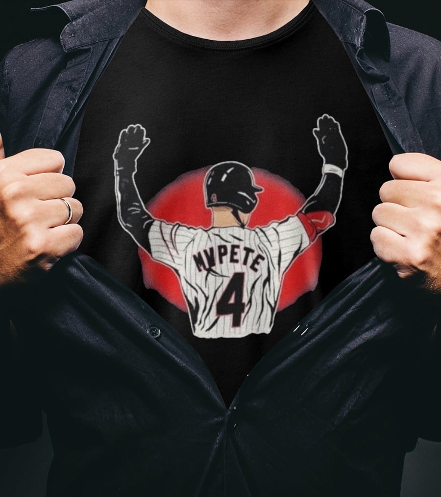 Mvpete 4 Pete Crow Armstrong Baseball Celebration T-Shirt