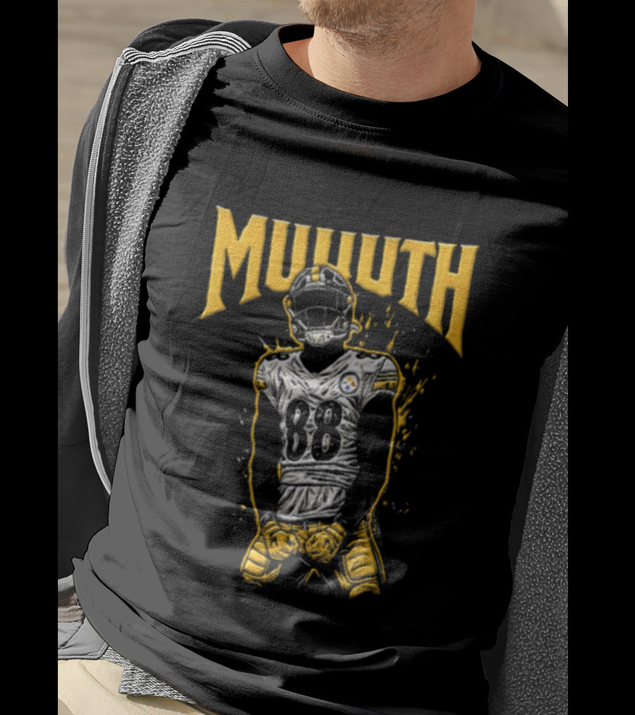 MUUTH Pat Freiermuth 88 Pittsburgh Steelers T-Shirt