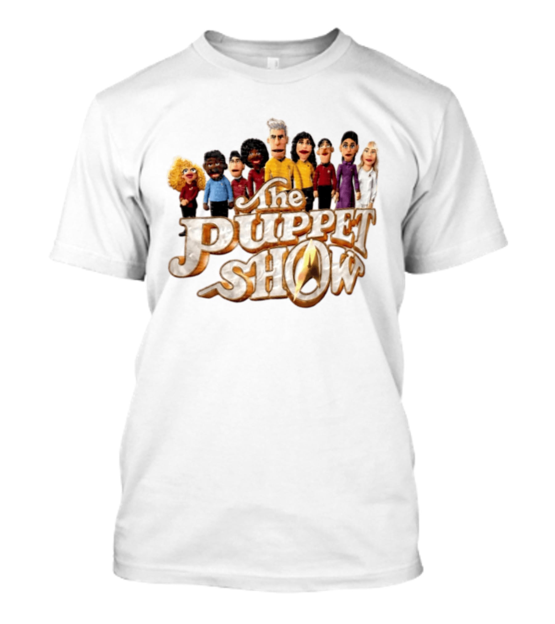 The Puppet Show Star Trek Parody Crew Puppets T-Shirt