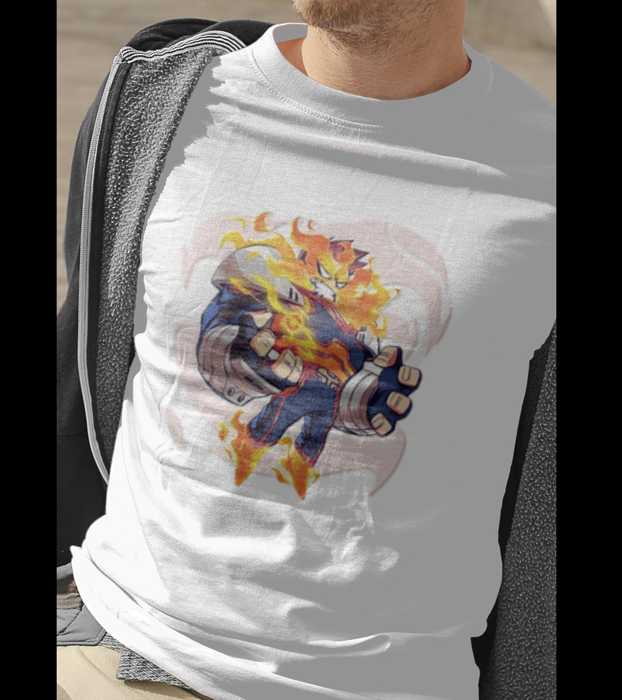 Endeavor My Hero Academia Fiery Flame T-Shirt