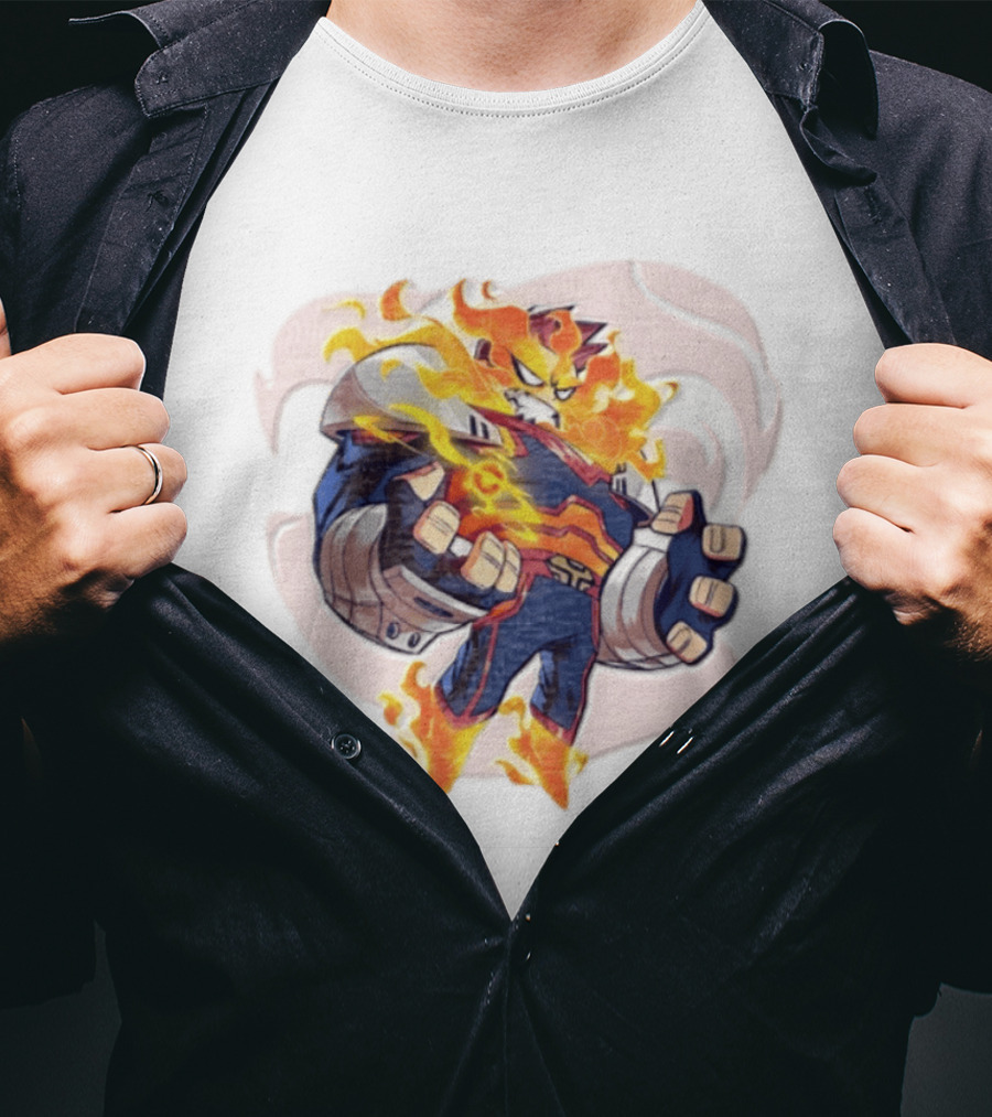 Endeavor My Hero Academia Fiery Flame T-Shirt