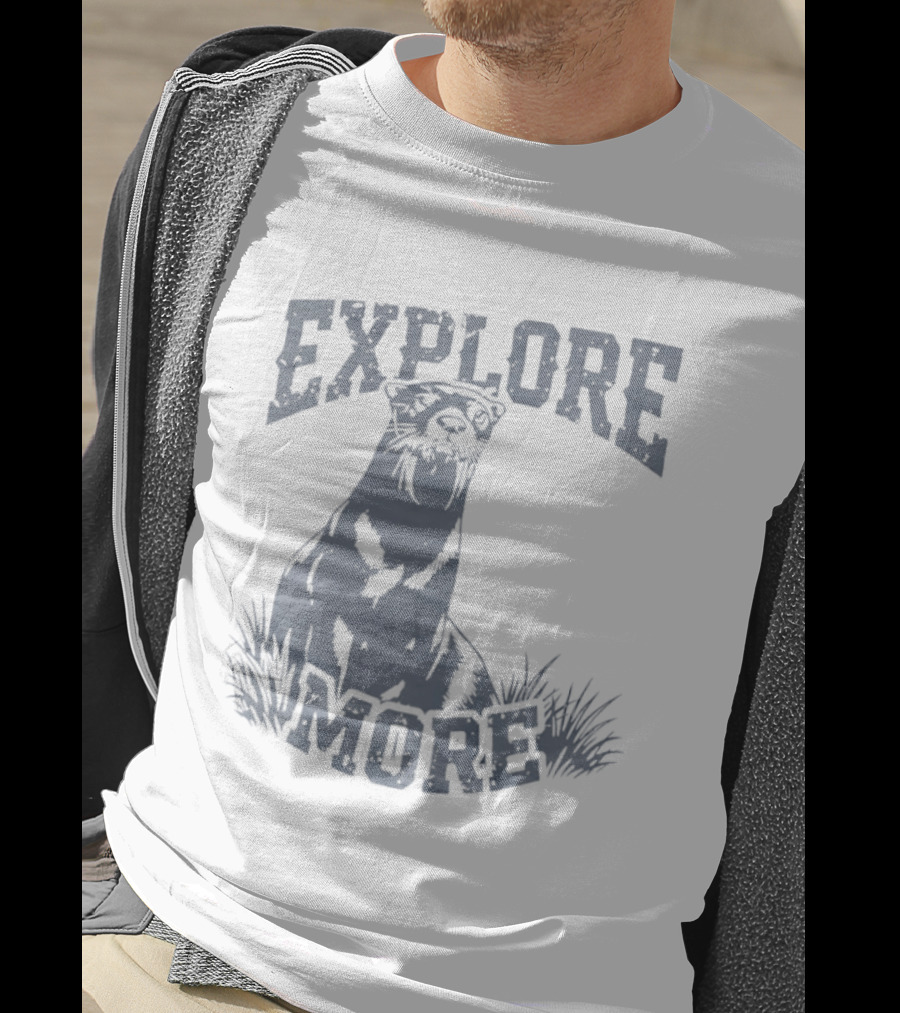 Explore More Otter Wildlife Adventure Nature Journey T-Shirt