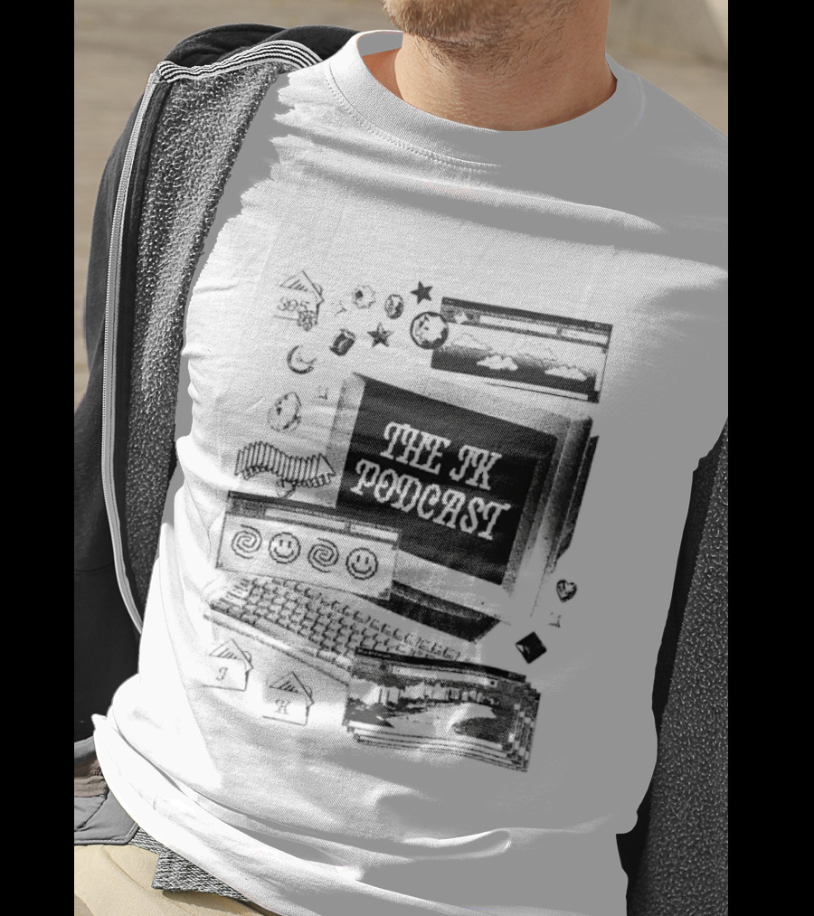 The JK Podcast 305 Computer Y2K Nostalgia Vintage Tech T-Shirt