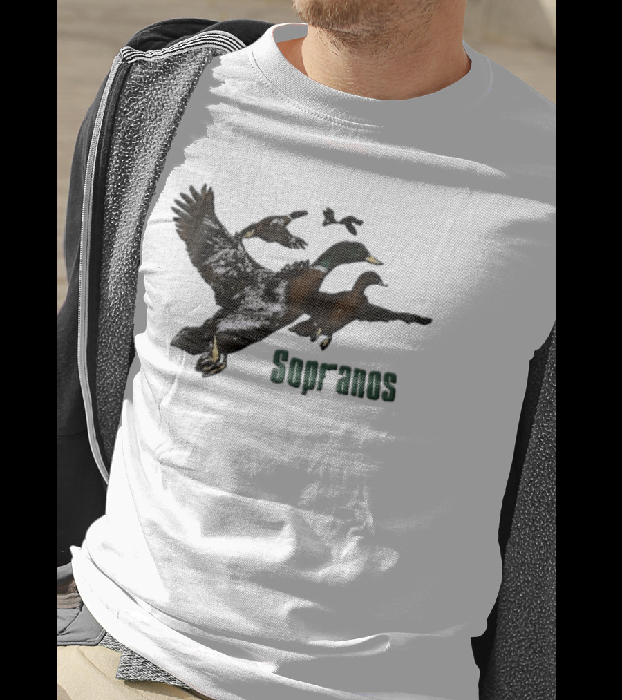 Sopranos Ducks Flying Scene Iconic TV Show Moment T-Shirt